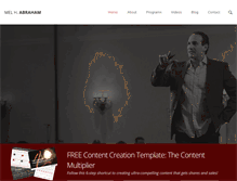 Tablet Screenshot of melabraham.com